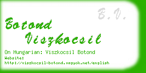 botond viszkocsil business card